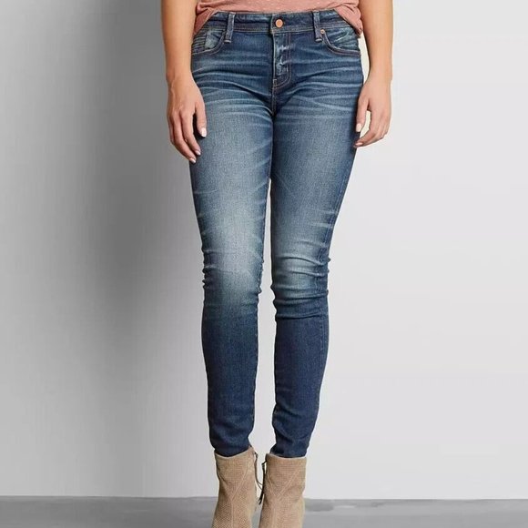 Buckle Denim - Buckle Black Mid-Rise Skinny Stretch Jeans Women's 32x31